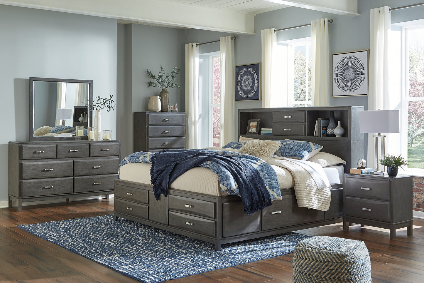 Ashley Express - Caitbrook Storage Bed With 8 Drawers