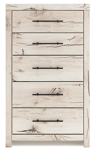Queen Panel Headboard with Mirrored Dresser and Chest