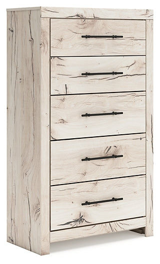 Queen Panel Headboard with Mirrored Dresser and Chest