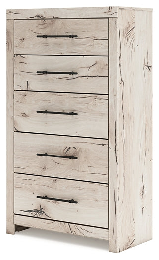 Queen Panel Headboard with Mirrored Dresser and Chest