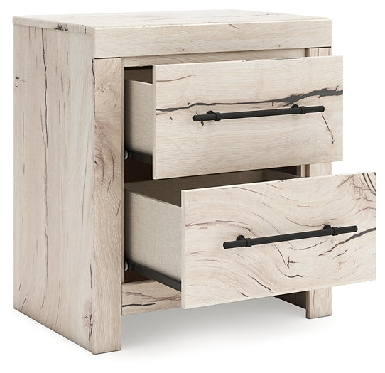 Queen Panel Headboard with Mirrored Dresser, Chest and Nightstand