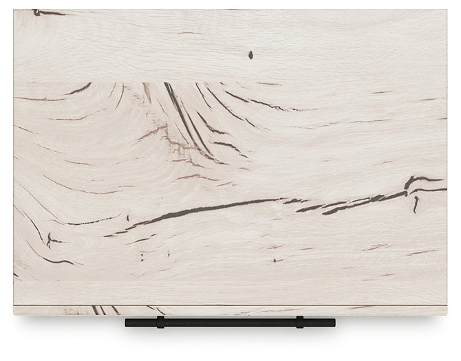 Queen Panel Headboard with Mirrored Dresser, Chest and Nightstand