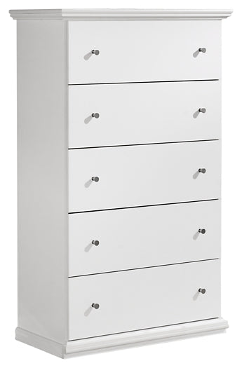 Bostwick Shoals Full Panel Bed with Mirrored Dresser, Chest and Nightstand