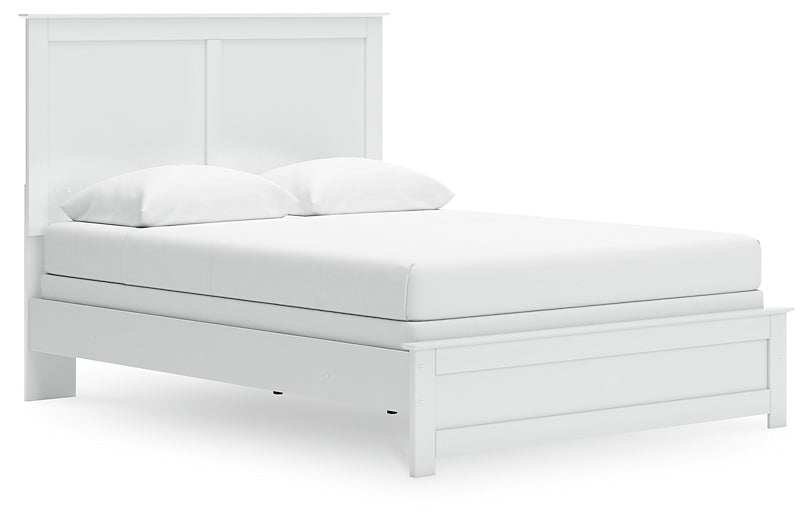 Bostwick Shoals Queen Panel Bed with Mirrored Dresser and Chest