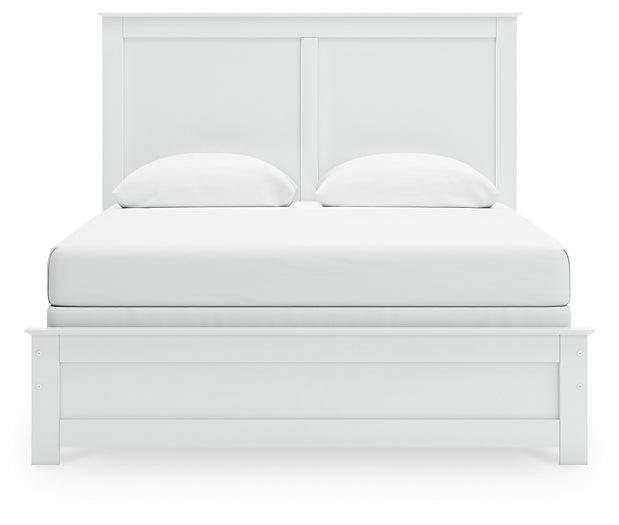 Bostwick Shoals Queen Panel Bed with Mirrored Dresser and Chest
