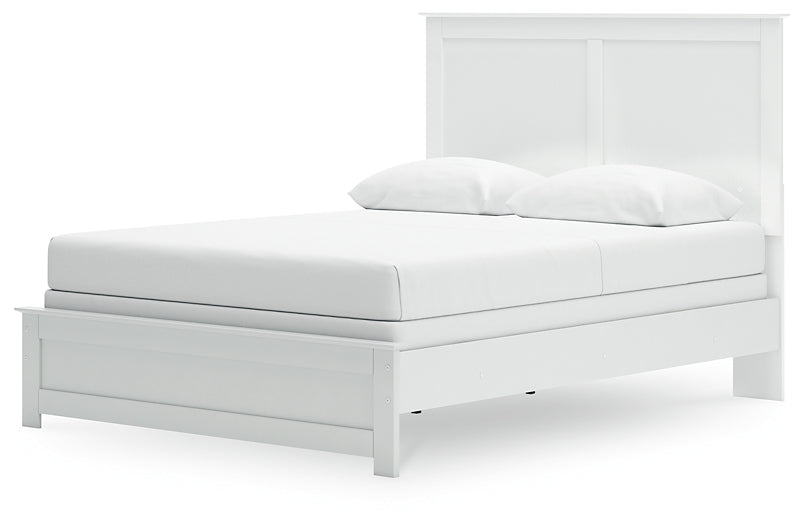 Bostwick Shoals Queen Panel Bed with Mirrored Dresser and Chest