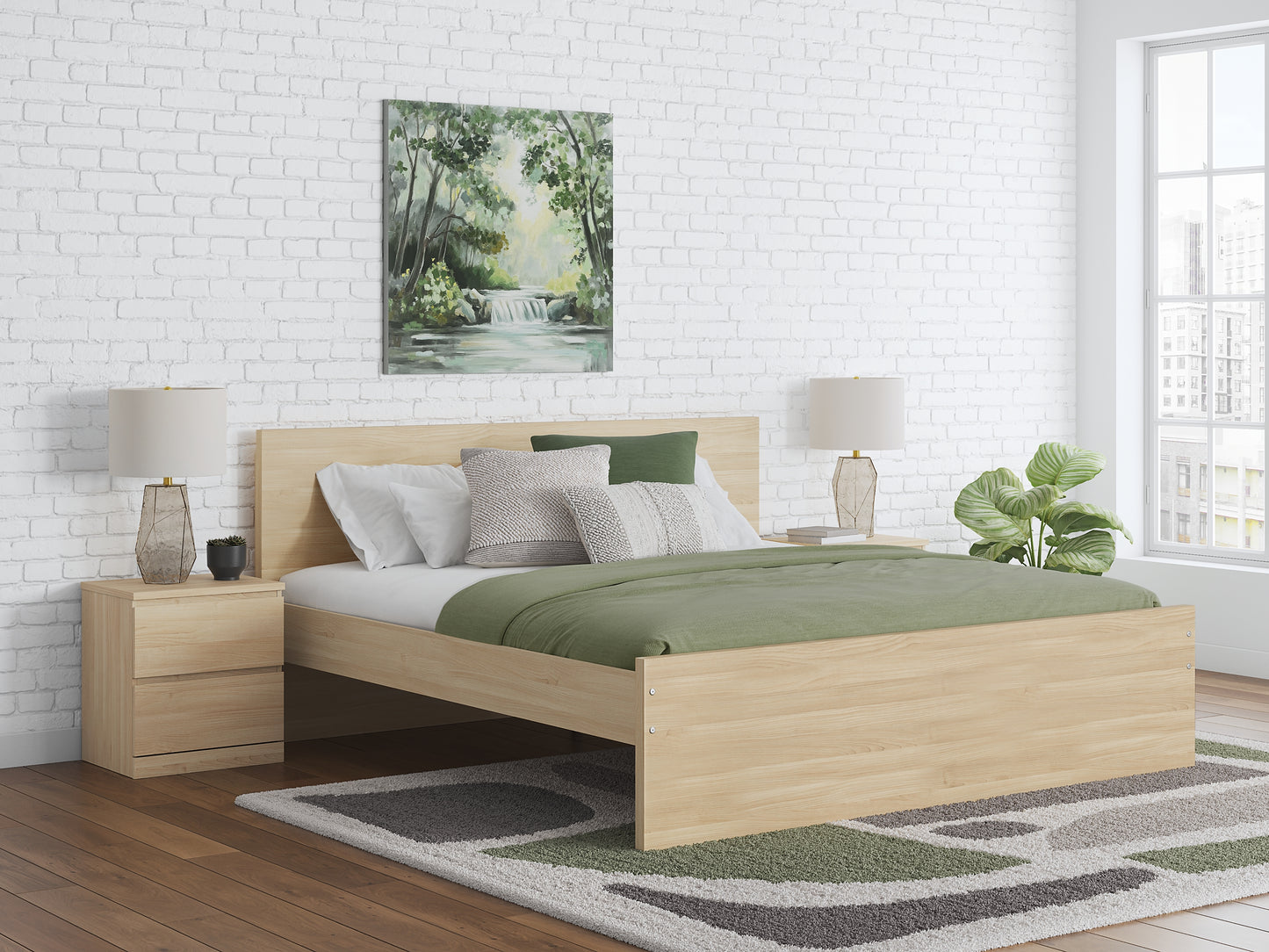 Ashley Express - Onita Queen Panel Platform Bed with 2 Side Storage
