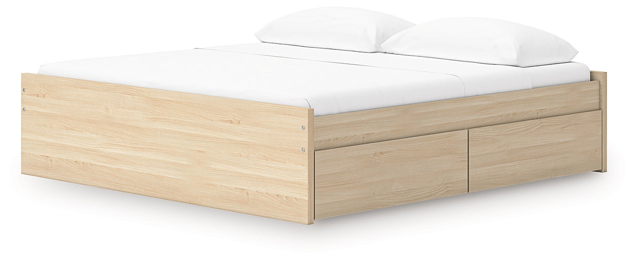 Ashley Express - Onita King Platform Bed with 2 Side Storage