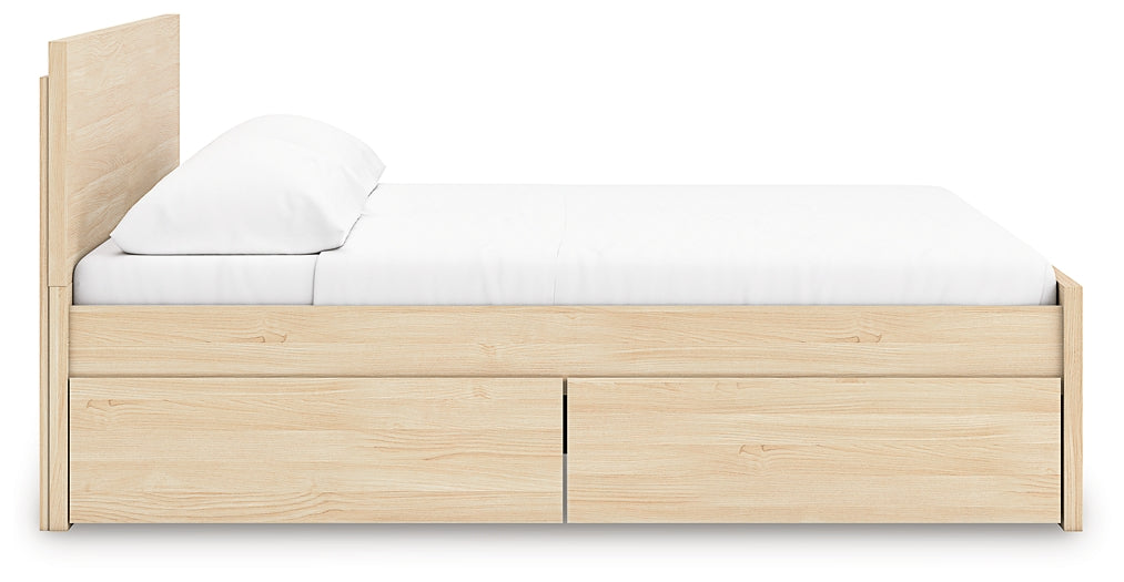 Ashley Express - Onita King Panel Platform Bed with 2 Side Storage