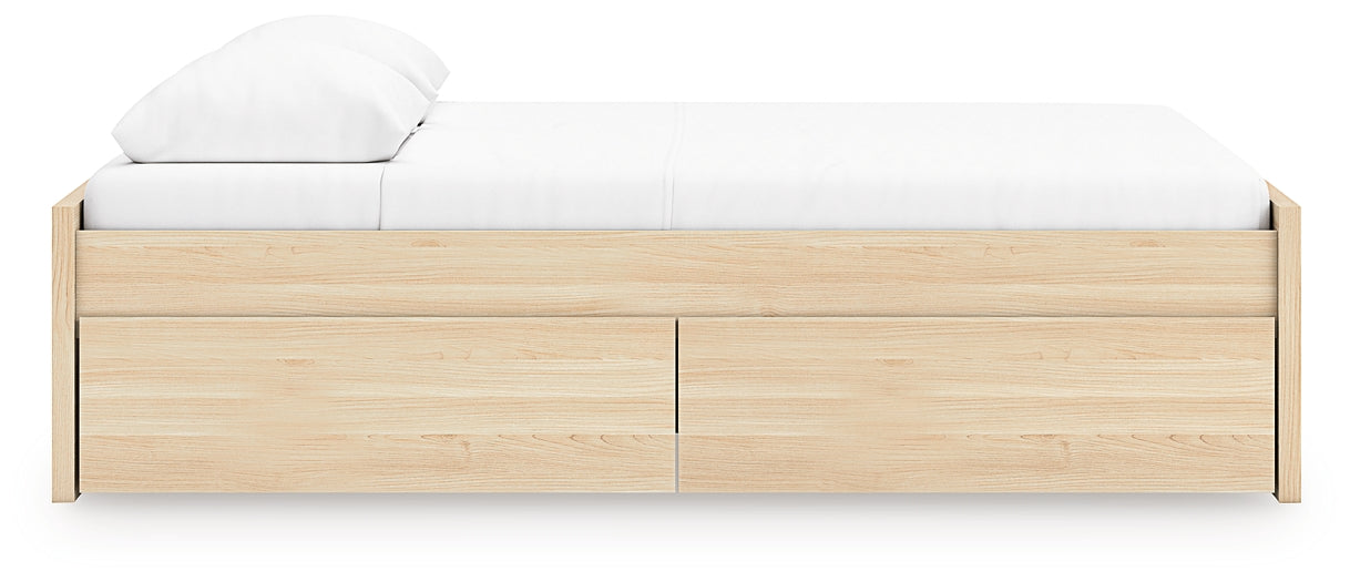 Ashley Express - Onita Queen Platform Bed with 1 Side Storage
