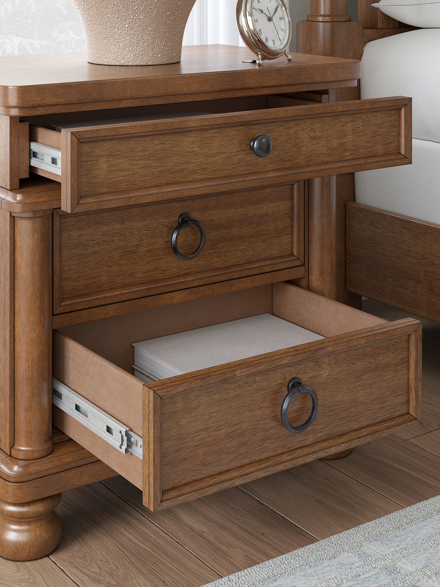 Ashley Express - Rowlenstown Three Drawer Night Stand