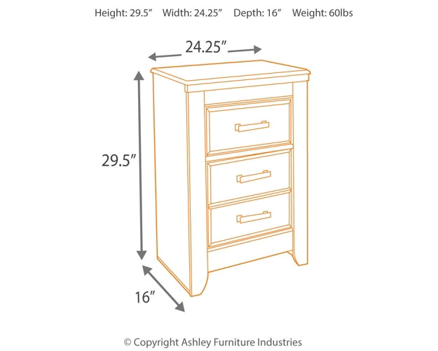 Ashley Express - Juararo Two Drawer Night Stand