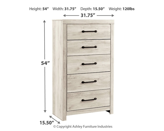 Cambeck Five Drawer Chest