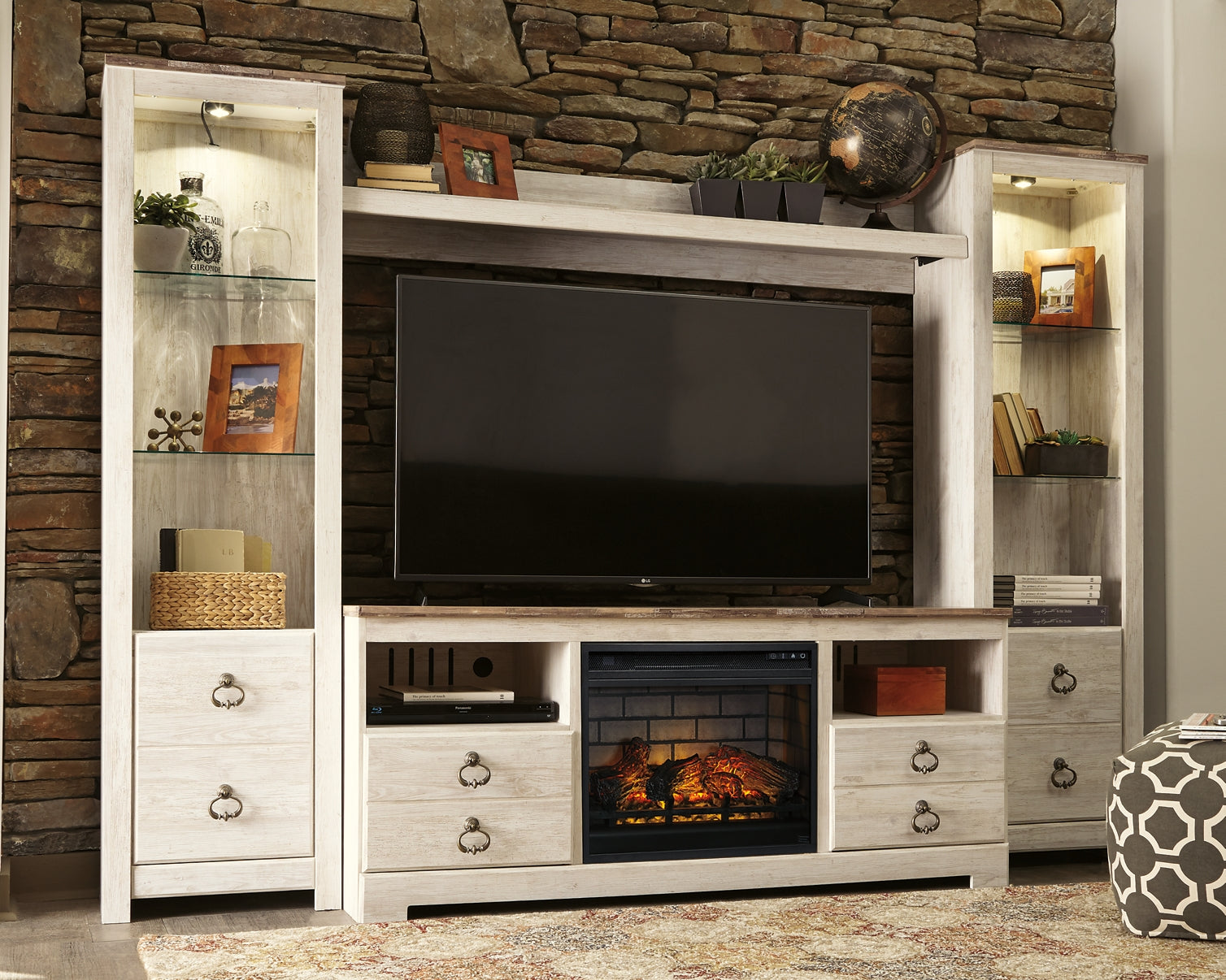 Entertainment fireplace center discount