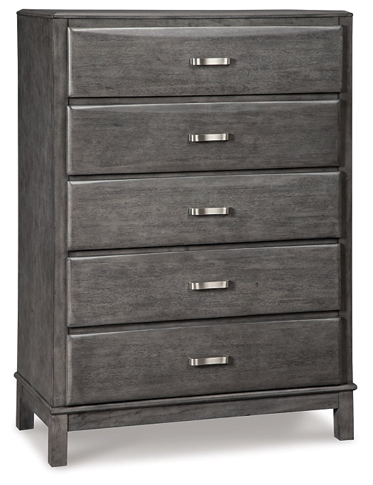 Caitbrook Queen Storage Bed with 8 Drawers with Dresser and Chest