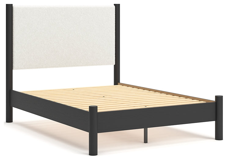 Cadmori Full Upholstered Panel Bed