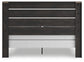 Hollivern King Panel Bed with Mirrored Dresser, Chest and Nightstand