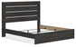 Hollivern King Panel Bed with Mirrored Dresser, Chest and Nightstand