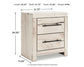 Queen Panel Headboard with Mirrored Dresser, Chest and Nightstand