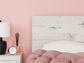 Twin Panel Bed with Mirrored Dresser, Chest and Nightstand