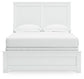 Bostwick Shoals Full Panel Bed with Mirrored Dresser, Chest and Nightstand