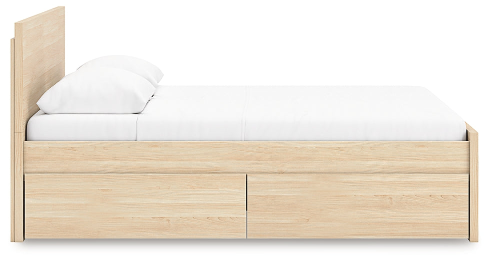 Ashley Express - Onita Queen Panel Platform Bed with 1 Side Storage