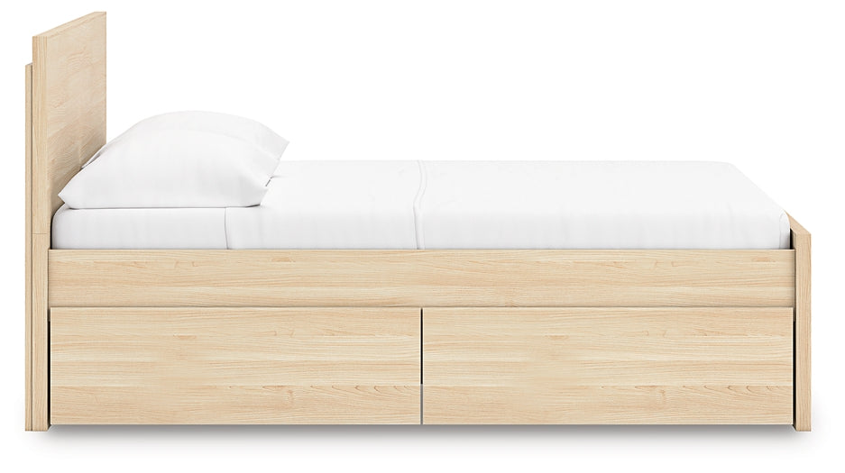 Ashley Express - Onita Full Panel Platform Bed with 1 Side Storage