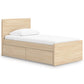 Ashley Express - Onita Twin Panel Platform Bed with 1 Side Storage