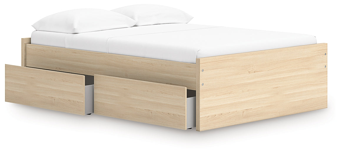 Ashley Express - Onita Full Platform Bed with 1 Side Storage