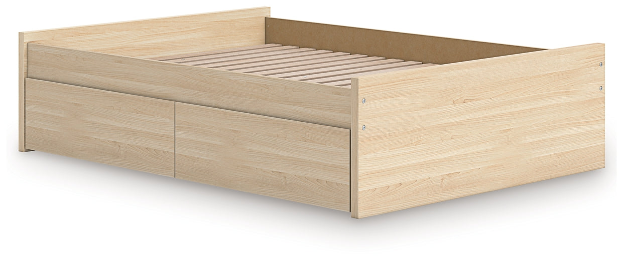 Ashley Express - Onita Full Platform Bed with 1 Side Storage