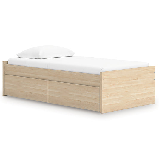Ashley Express - Onita Twin Platform Bed with 1 Side Storage