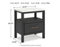 Cadmori Full Upholstered Panel Bed with Mirrored Dresser, Chest and Nightstand