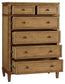 Sharlance California King Upholstered Panel Bed with Mirrored Dresser and Chest