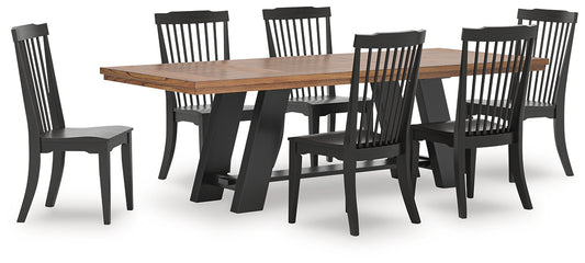 Greddinton Dining Table and 6 Chairs