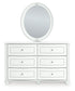 Kozlani Full Upholstered Panel Storage Bed, Dresser, Mirror and Nightstand