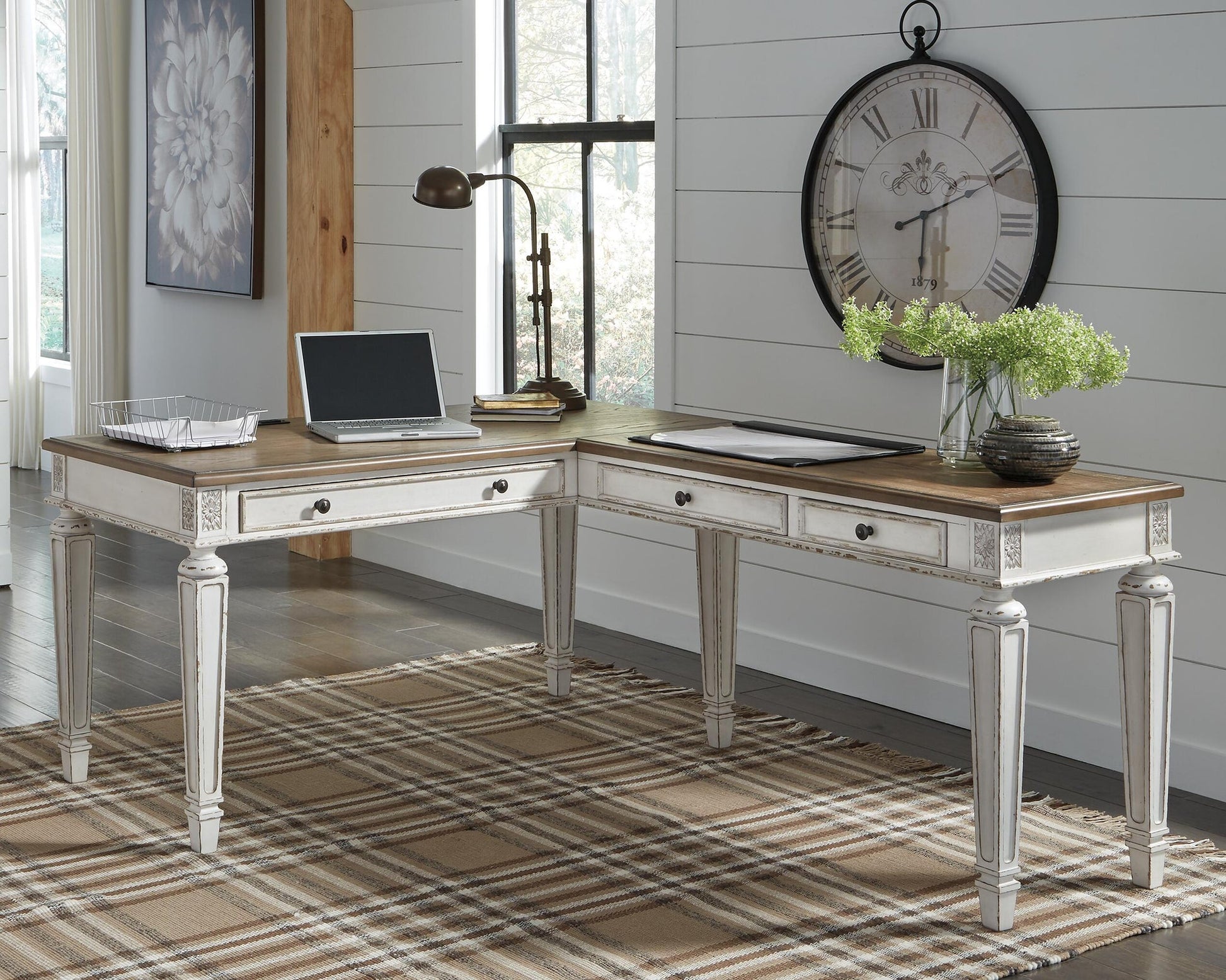 HR885 Laura Ashley  コンソール　テーブル　デスク LAURA ASHLEY (ローラ アシュレイ) コンソールテーブル 347 ホワイト