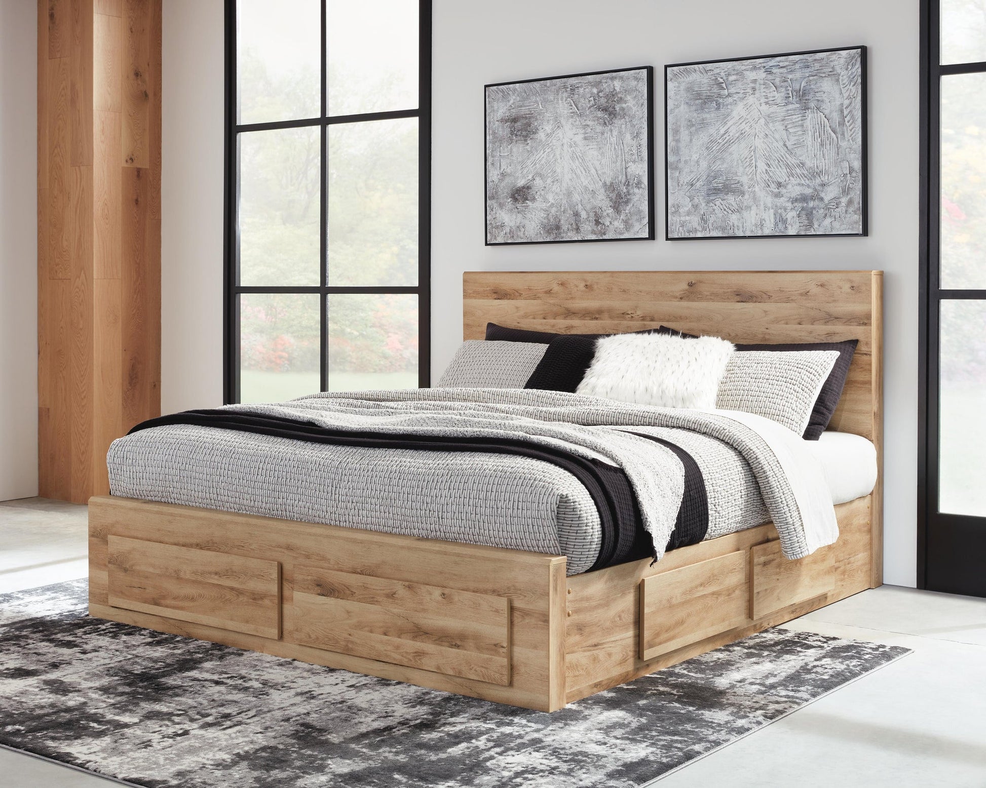 Hyanna Panel Storage Bed With 1 Under Bed Storage Drawer – Boyer's Furniture