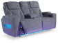 Studio Cave PWR REC Loveseat/CON/ADJ HDRST