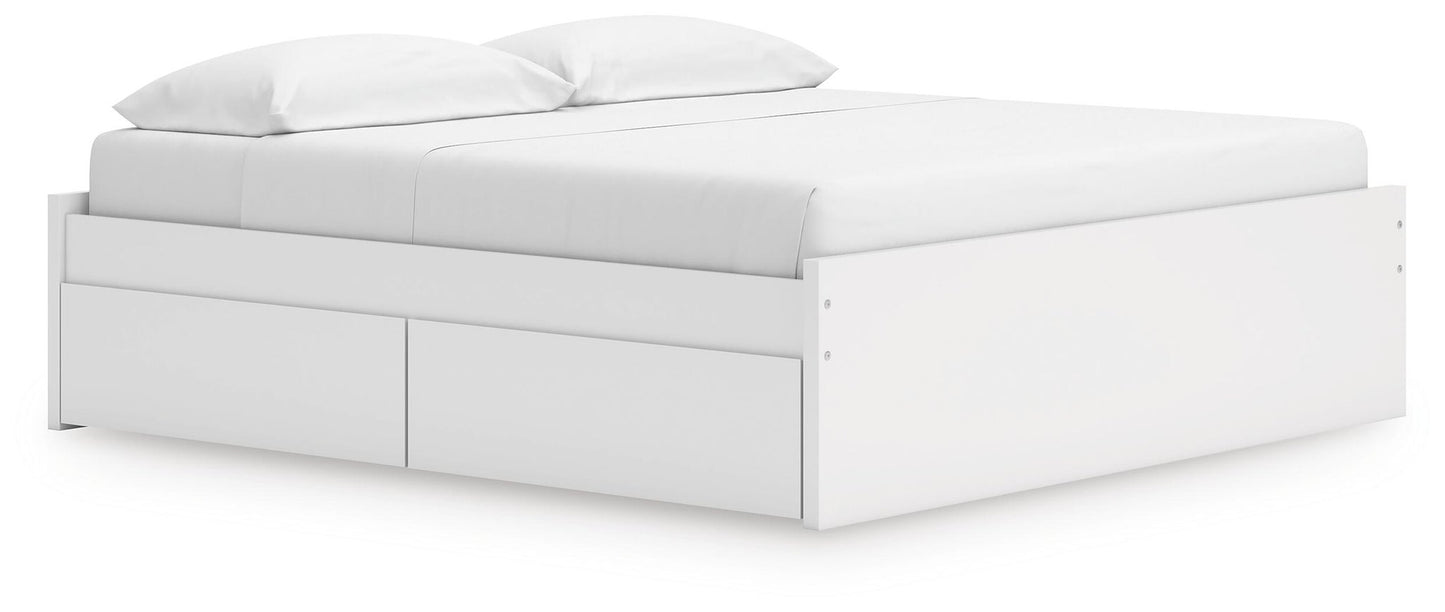 Ashley Express - Onita King Platform Bed with 1 Side Storage