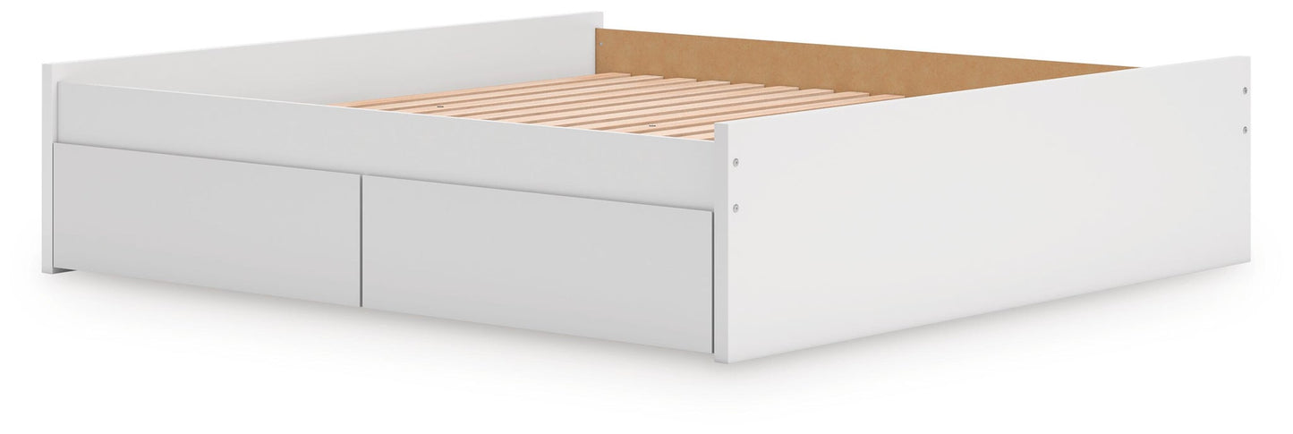 Ashley Express - Onita King Platform Bed with 2 Side Storage