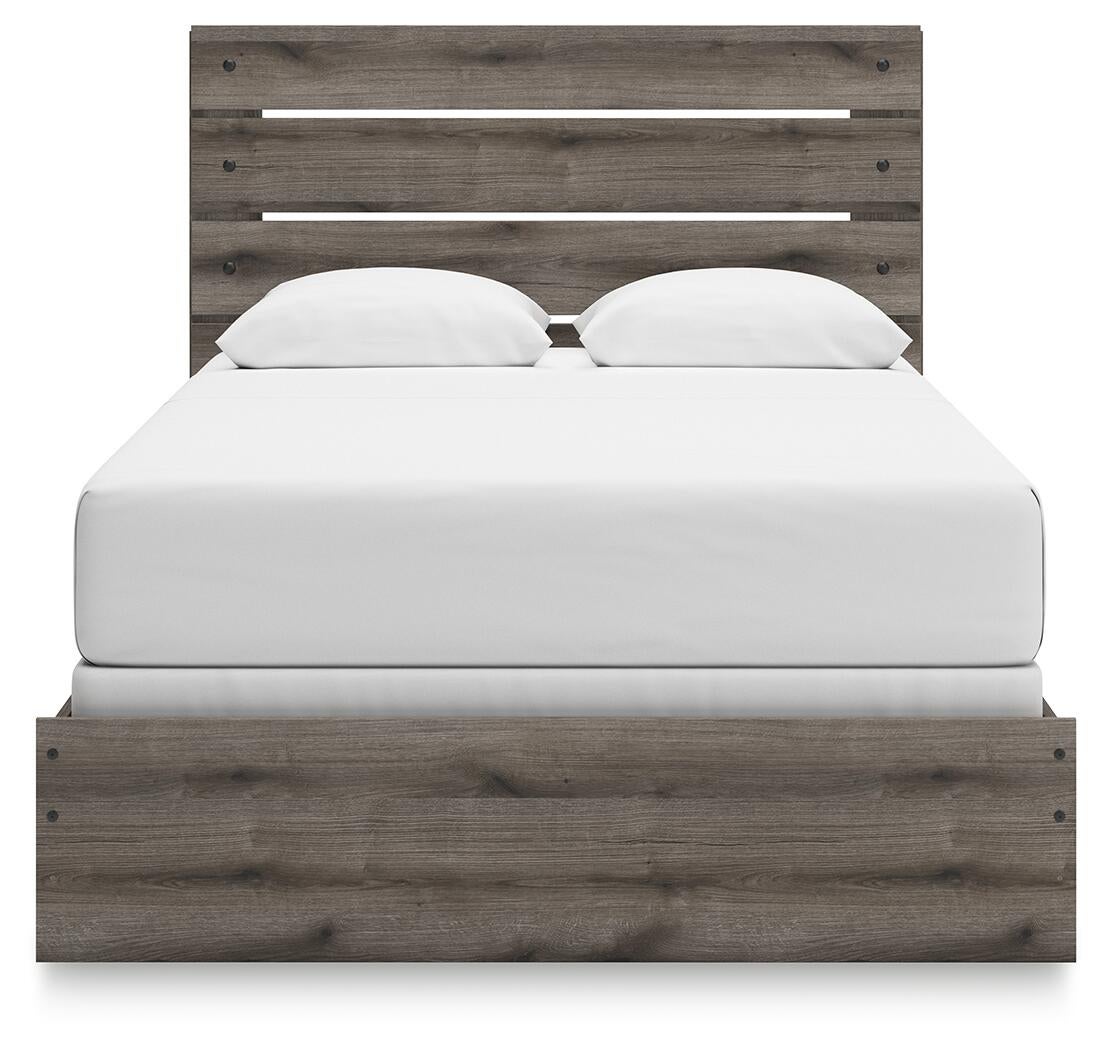 Graystorm Queen Panel Bed, Dresser and Mirror