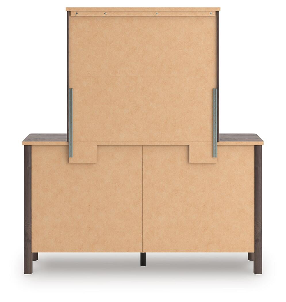 Pamytta King Upholstered Panel Bed, Dresser, Mirror, Chest and Nightstand