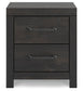 Delmorta Full Panel Bed with Storage, Dresser, Mirror, Chest and Nightstand
