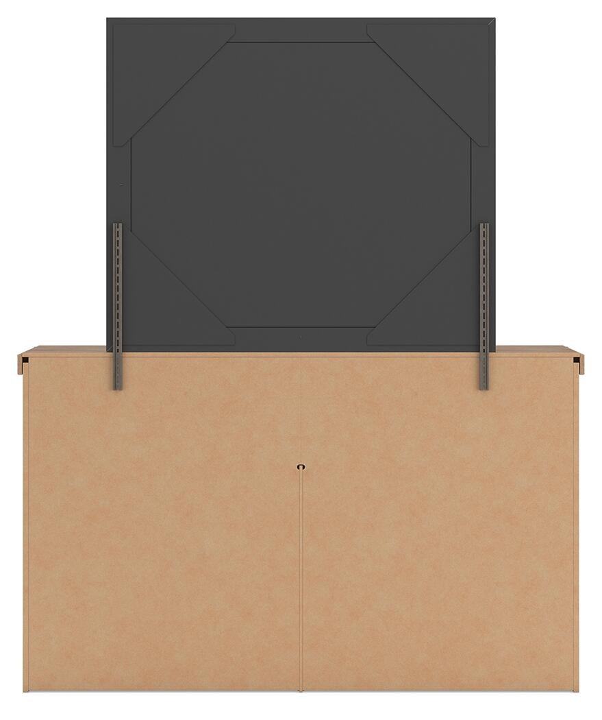 Savonport Full Panel Bed. Dresser, Mirror and Nightstand