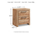 Hyanna Queen Panel Bed with 2 Side Storage, Dresser, Mirror and Nightstand
