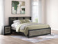 Broachmyn King Bookcase Panel Bed