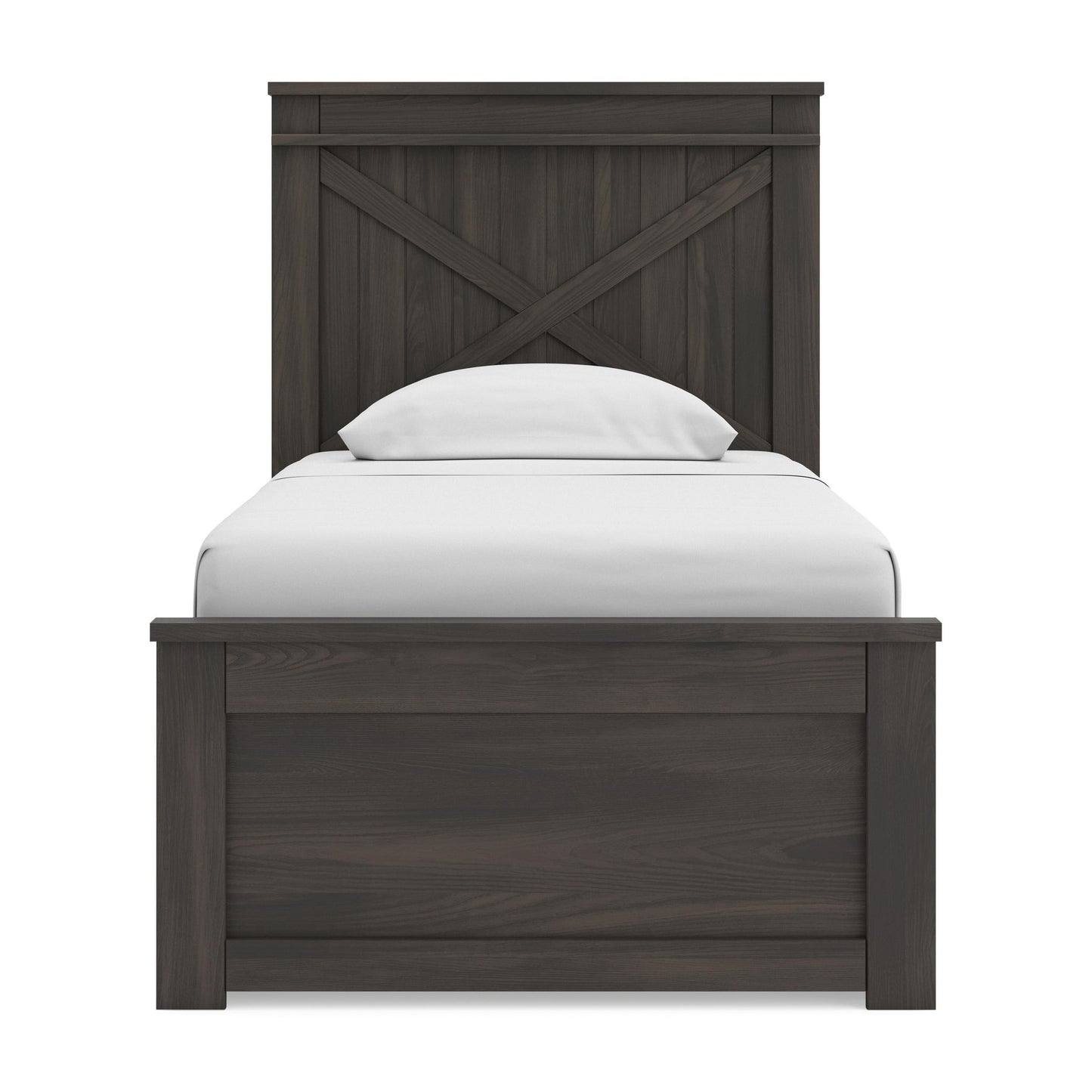 Ashley Express - Vonitta Bay Twin Panel Bed with 2 Sided Storage