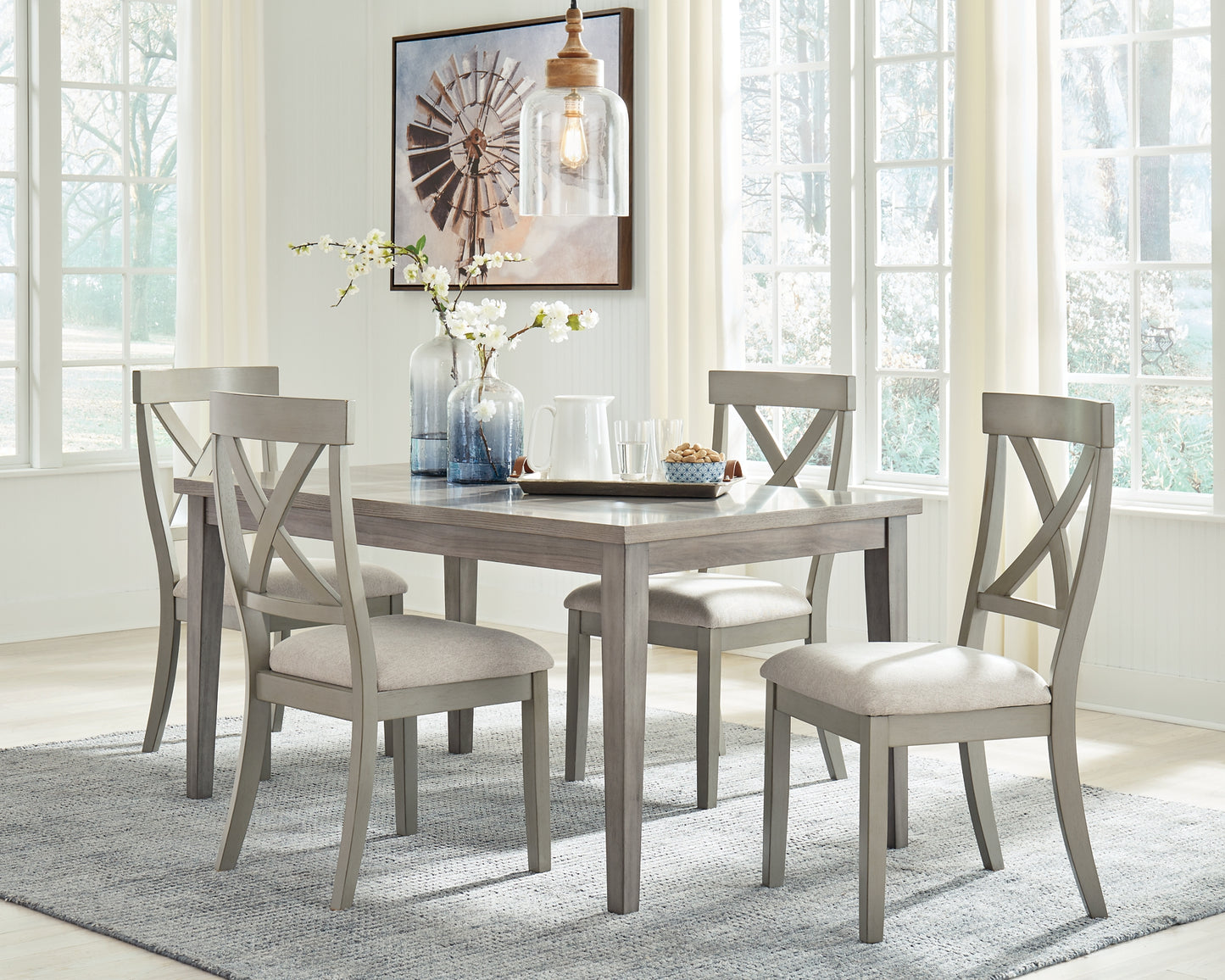 Ashley Express - Parellen Dining Table and 4 Chairs