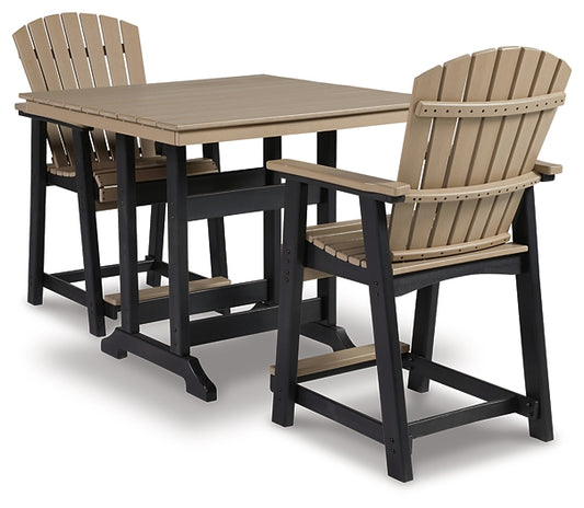 Ashley Express - Fairen Trail Outdoor Counter Height Dining Table and 2 Barstools