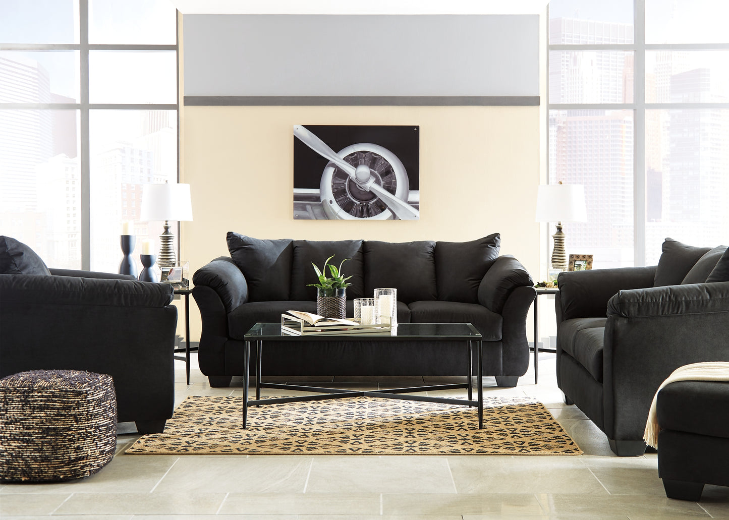 Sofa, Loveseat, Chair and Ottoman
